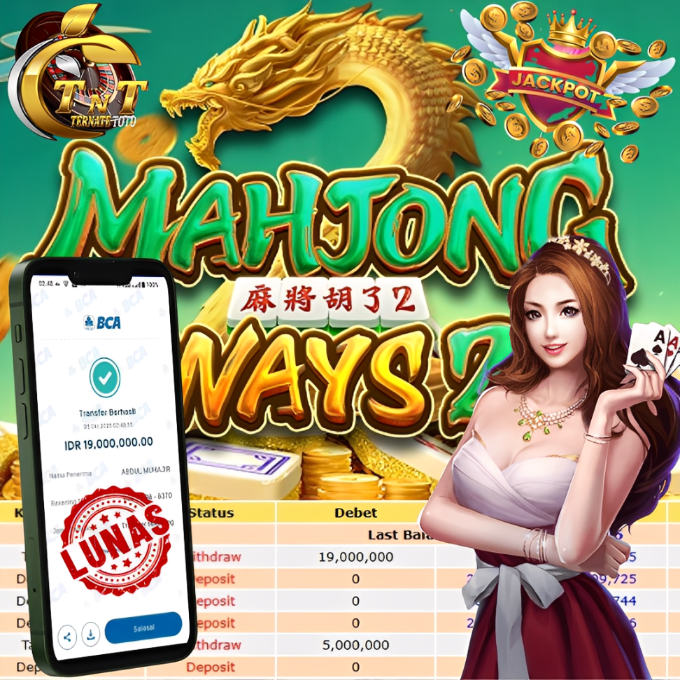 TERNATETOTO - MENANG MAHJONG WAYS Rp.19,000,000,-